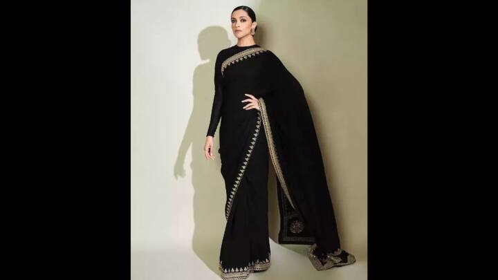 4. Graceful Evenings With Velvet Sarees: Velvet sarees are a stunning choice for evening parties, receptions, or festive celebrations. The rich texture of velvet drapes beautifully, creating an opulent and graceful silhouette. Opt for jewel-toned sarees with intricate embroidery, zari work, or sequins to add a touch of glamour. Pair your velvet saree with a statement blouse perhaps one with puffed sleeves or a plunging neckline to elevate the look further. Complete your ensemble with a bold choker necklace and high heels for an effortlessly regal appearance. (Image Source: Pinterest/bollywoodshaadis)