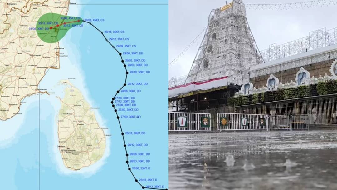 flash floods in nellore kadapa chittor districts due to fengal cyclone Fengal Cyclone: 'ఫెంగల్' తుపాన్ ఎఫెక్ట్ - ఈ జిల్లాలకు ప్లాష్ ఫ్లడ్స్ వార్నింగ్, విమానాల రాకపోకలు బంద్