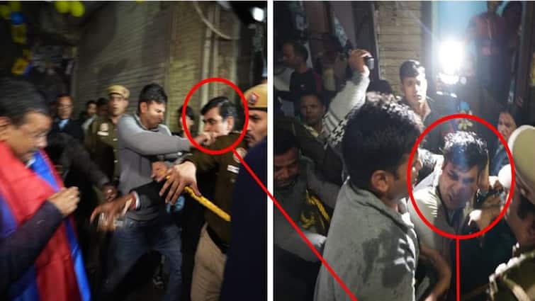 Arvind Kejriwal attacked In Delhi Man Throws Liquid on him Detained By Security Staff அச்சச்சோ! வீசப்பட்ட 'மர்ம திரவம்'.. அரவிந்த் கெஜ்ரிவால் மீது தாக்குதல்.. அவருக்கு என்னாச்சு?