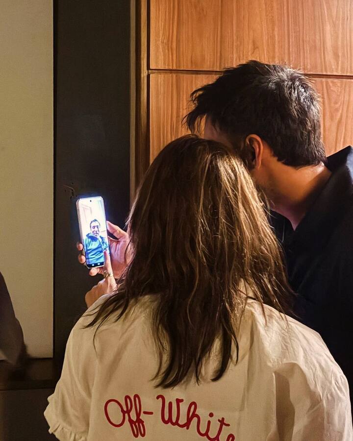 Tamannaah captioned her Instagram post, “Watch Party with the cutiessssss Sikandar Ka Muqaddar.”