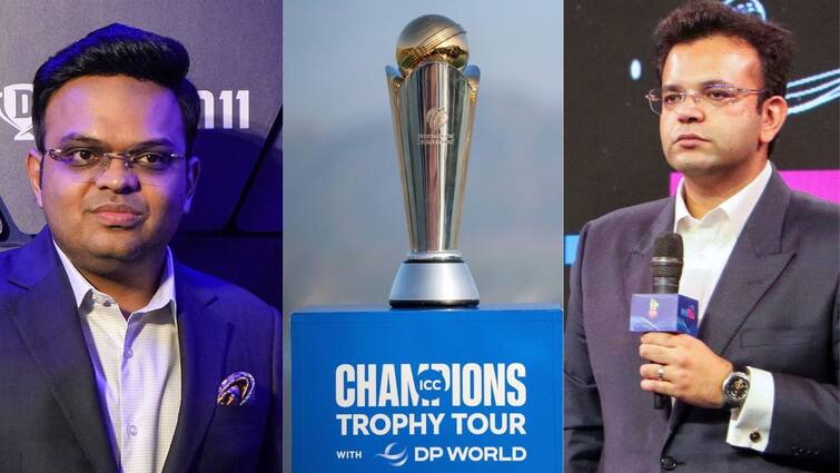 Accept hybrid model or Champions Trophy may be moved out ICC tells PCB Sources Champions Trophy: முடியாதுன்னா கிளம்புங்க..! சாம்பியன்ஸ் டிராபி விவகாரம், பாகிஸ்தானுக்கு சாய்ஸ் கொடுத்த ஐசிசி