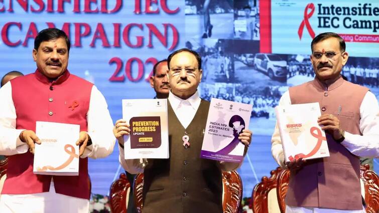 Union Health Minister JP Nadda says AIDS related deaths declined by 79 percent 