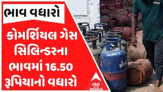 LPG Cylinder Price : કોમર્શિયલ ગેસ સિલિન્ડરના ભાવમાં 16.50 રૂપિયાનો વધારો