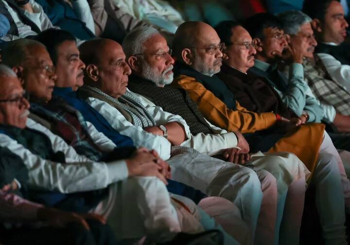 The pictures of PM Modi watching the movie while seated in the midst of fellow Parliamentarians also created much buzz on social media, with many netizens dropping their comments. (Image: Instagram/@vikrantmassey)