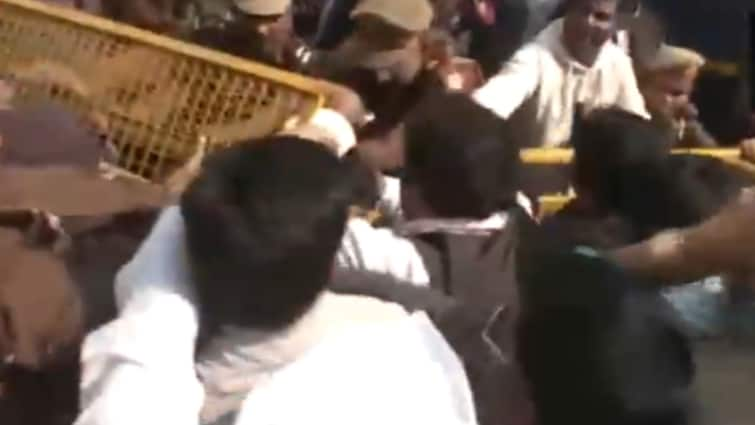 Scuffle Between Congress Workers, Police Over Ajay Rai's Sambhal Visit: Video