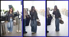 एयरपोर्ट पर स्वैग में दिखीं Shah Rukh Khan की बेटी सुहाना खान, आधार कार्ड ने खींचा ध्यान, देखें स्टाइलिश तस्वीरें