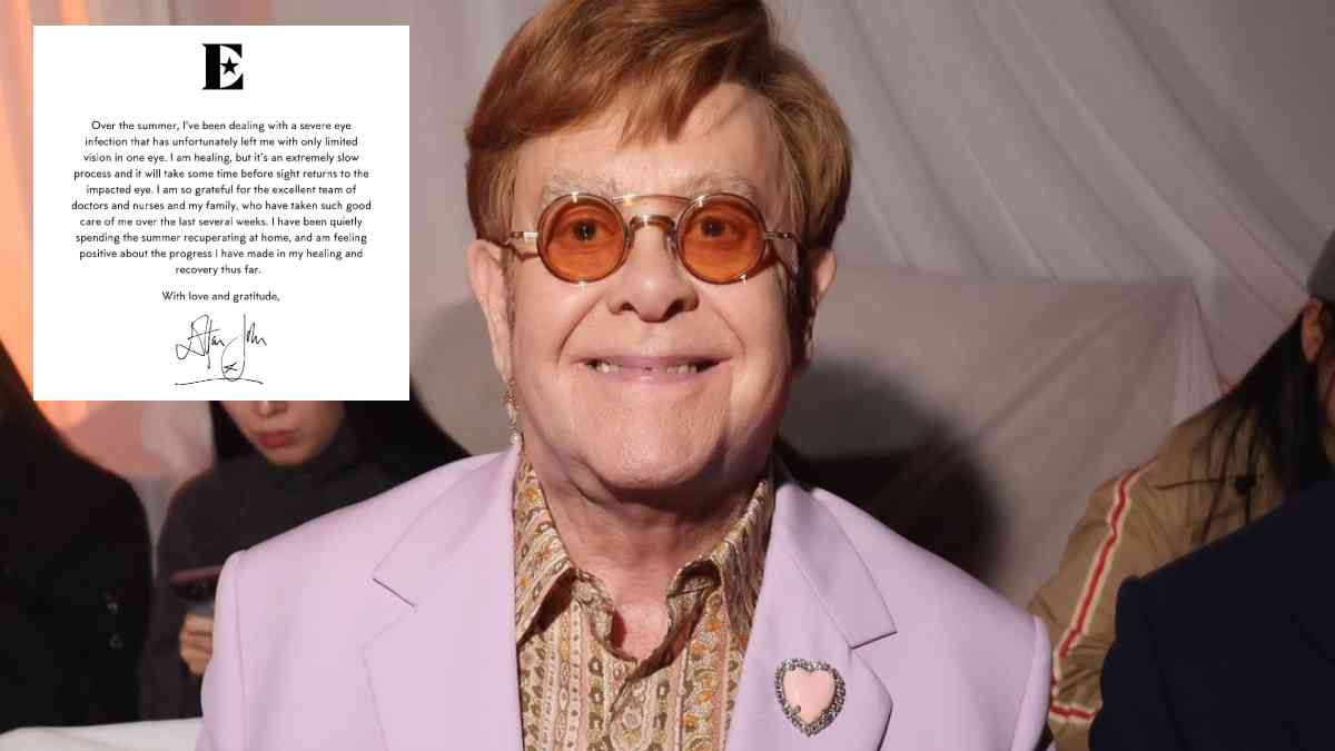 Elton John Has Lost His Sight Following An Eye Infection | Elton John ...