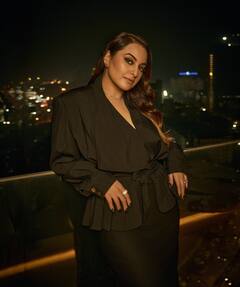 Sonakshi Sinha Shows Power Dressing In A Structured And Sleek Black Ensemble, PICS