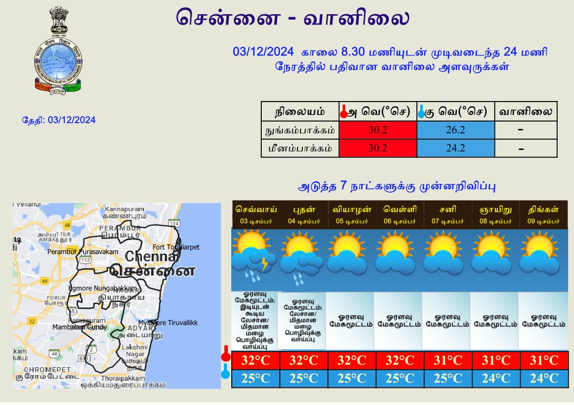 இன்று 11 மாவட்டங்களில் கனமழைக்கு வாய்ப்பு! சென்னைக்கு எப்படி? வானிலை அப்டேட்!