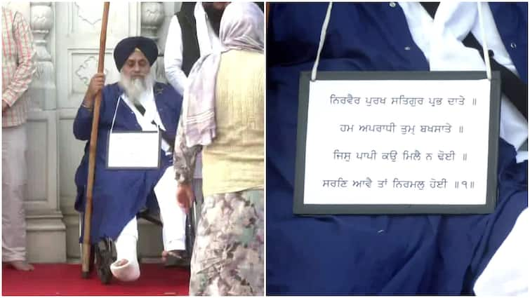 Akali Dal President Sukhbir Singh Badal Performs 'Sewadar' Duties As Penance For 'Sins': WATCH