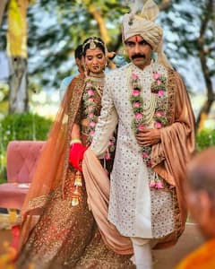 TVF Aspirants Fame Naveen Kasturia Gets Married To Longtime Partner Shubhanjali Sharma; See Pics