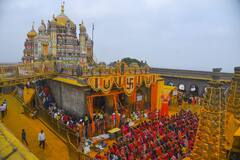 Champa Shashthi 2024 : यळकोट यळकोट...जय मल्हार! चंपाषष्ठी षडरात्र महोत्सवानिमित्त जेजूरी गडावर 551 महिलांकडून हरिद्रामार्चन महापूजा