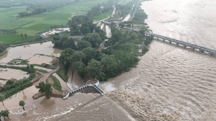 ஃபெஞ்சல் புயல்: சாத்தனூர் அணையில் திறக்கப்பட்ட நீரால் தென்பண்ணையாற்றில் வெள்ளப்பெருக்கு