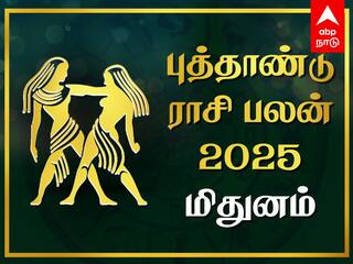 2025 New Year Rasi Palan Mithunam Puthandu Palangal New Year Horoscope Tamil Mithunam New Year Rasi Palan: விபரீத ராஜயோகம்! 2025 மிதுனத்துக்குத்தான் ஜாக்பாட்! யோகத்தை பாருங்க