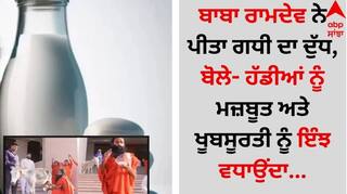 Donkey Milk Benefits: ਬਾਬਾ ਰਾਮਦੇਵ ਨੇ ਪੀਤਾ ਗਧੀ ਦਾ ਦੁੱਧ, ਬੋਲੇ- ਹੱਡੀਆਂ ਨੂੰ ਮਜ਼ਬੂਤ ਅਤੇ ਖੂਬਸੂਰਤੀ ਨੂੰ ਇੰਝ ਵਧਾਉਂਦਾ