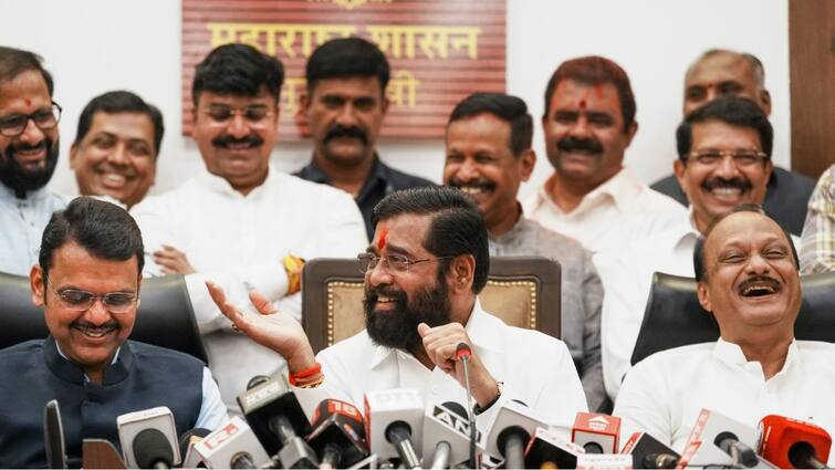 Eknath Shinde Teases Ajit Pawar At Mahayuti Presser: 'Dada Experienced In Taking Both Morning, Evening Oaths'