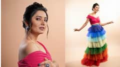 Prajkata Mali :  प्राजक्ता माळीचा कलरफुल अंदाज, पाहा 'कसाटा' स्पेशल ड्रेस!