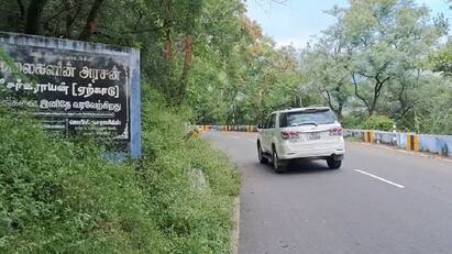 Salem news Traffic has started on Yercaud hill pass - tnn சுற்றுலா பயணிகளுக்கு ஹேப்பி நியூஸ்... ஏற்காடு மலைப்பாதையில் தொடங்கியது போக்குவரத்து