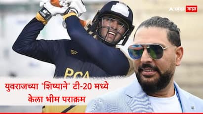 Abhishek Sharma smashes joint-fastest century for India in T20s Marathi News