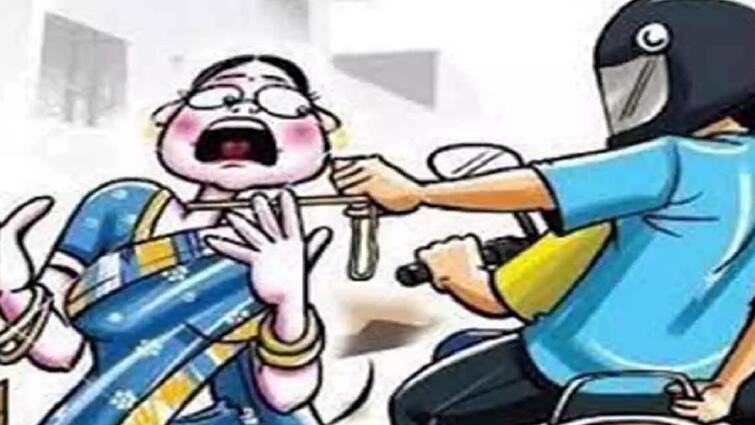 School teacher Chain snatched by unknown man in thanjavur shocks residents Thanjavur Roberry : நடந்து வந்த ஆசிரியர்.  தாலி செயினை பறித்த மர்மநபர்.. தஞ்சாவூரில் பரபரப்பு