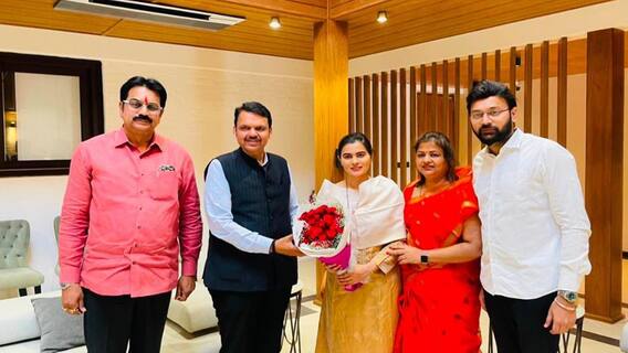 आधी शरद पवारांचा आमदार, आता नेत्यानंच गाठला सागर बंगला; हर्षवर्धन पाटलांकडून फडणवीसांचं अभिनंदन