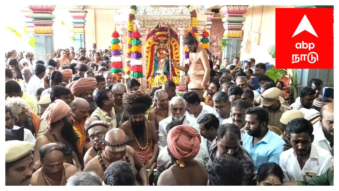 3 கோடி ரூபாயில் உருவான வெள்ளி ரதம் - வடம்பிடித்து இழுத்த அமைச்சர் சேகர்பாபு