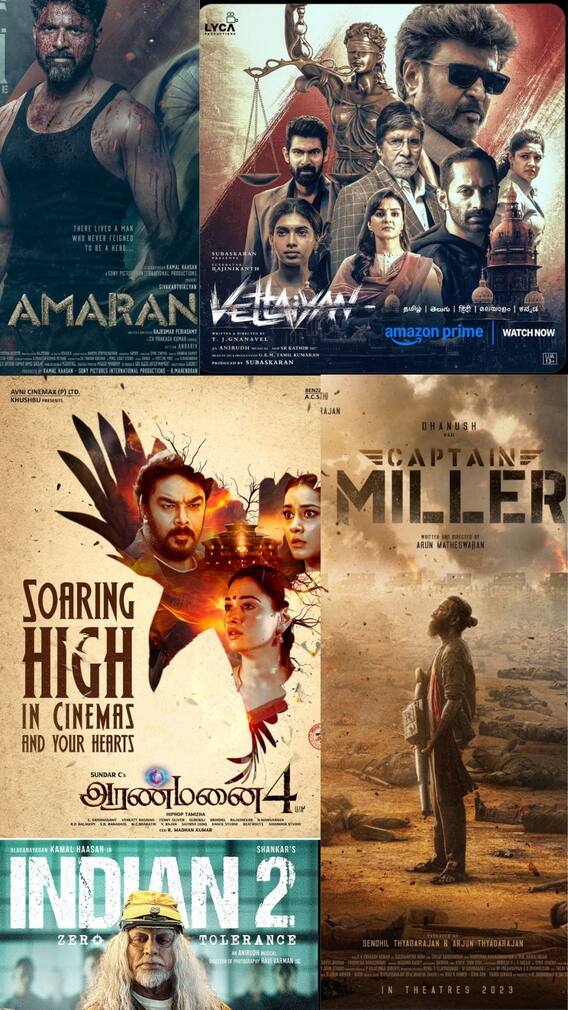 2024 ஆம் ஆண்டின் கோலிவுட் படங்களின் டாப் 10 பாக்ஸ் ஆபிஸ் ஹிட்கள்