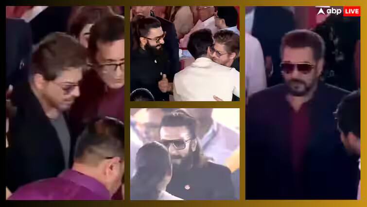 shah-rukh-khan-salman-khan-sanjay-dutt-more-bollywood-celebs-attend-maharashtra-cm-devendra-fadnavis-oath-ceremony Maharashtra: દેવેન્દ્ર ફડણવીસના શપથ ગ્રહણમાં સલમાનની ધાંસુ એન્ટ્રી,શાહરૂખે રણવીર-રણબીરને લગાવ્યા ગળે