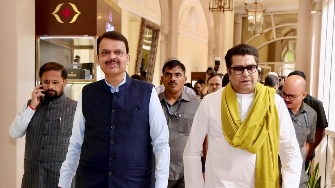 raj thackeray congratulates devendra fadnavis maharashtra cm દેવેન્દ્ર ફડણવીસ સીએમ બનતાની સાથે જ રાજ ઠાકરેએ મોટી જાહેરાત કરી, 'આગામી 5 વર્ષ માટે મારી પાર્ટી...'
