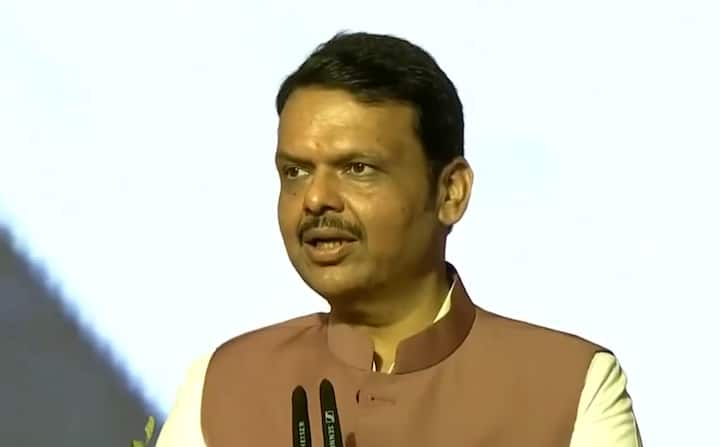 Devendra Fadnavis took oath as Maharashtra CM and Eknath Shinde and Ajit Pawar as deputy CM at Azad Maidan In Mumbai on Thursday.