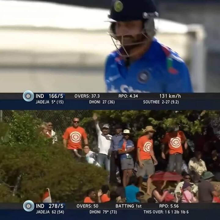 2014-ல் நியூசிலாந்து தொடரின் இறுதி ஒரு நாள் போட்டியில் ஜடேஜா இந்திய அணியை தடுமாறிய போது சரிவில் இருந்து மீட்டார் ஜடேஜா. ஆனால் இந்தப்போட்டியில் இந்திய அணி தோல்வியை தழுவியது.