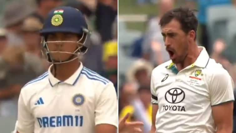 IND vs AUS 2nd Test: Mitchell Starc Takes Wicket On First Ball Of Match As Yashasvi Jaiswal Falls For Golden Duck In Adelaide | WATCH