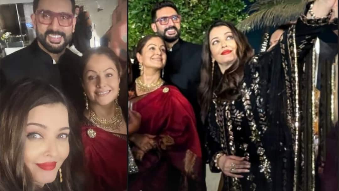 Amid Separation Rumours, Aishwarya Rai, Abhishek Bachchan Pose Together Happily At A Party Amid Separation Rumours, Aishwarya Rai, Abhishek Bachchan Pose Together Happily At A Party Amid Separation Rumours, Aishwarya Rai, Abhishek Bachchan Pose Together Happily At A Party