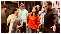 Rashmika Mandanna Attends Pushpa 2 Screening With Vijay Deverakonda’s Family, Wears His Clothing Brand