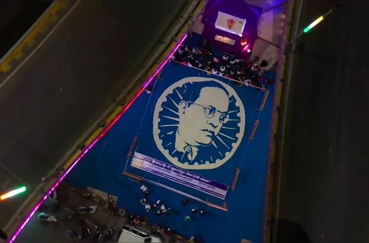 या अफलातून आणि लक्षवेधी कलाकृतीसाठी 30 मुलांची टीम 24 तास काम करत होती