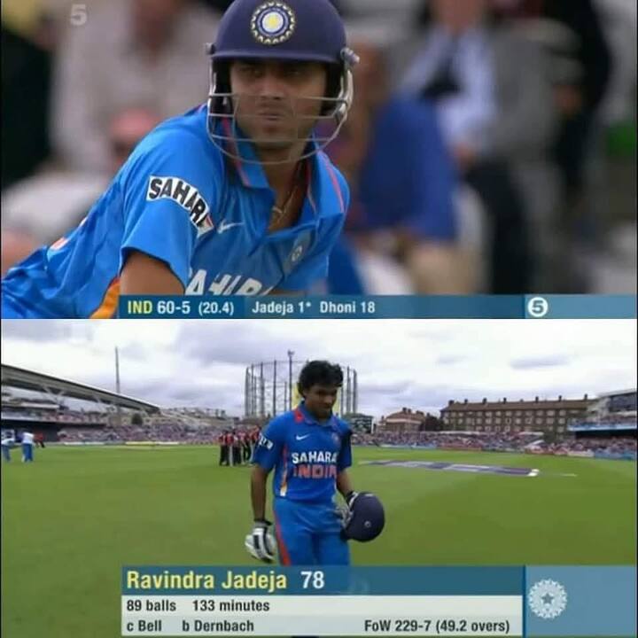 2011 ஆம் ஆண்டு இங்கிலாந்துக்கு எதிராக எம்.எஸ் தோனியுடன் இணைந்து இந்திய் அணியை சரிவில் இருந்து மீட்டார், இருப்பினும் இந்தப்போட்டியில் இந்தியா தோல்வியடைந்தது.