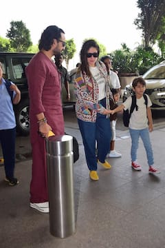 Kareena Kapoor, Saif Ali Khan, Kartik Aaryan And Other Celebs Spotted At Mumbai Airport. See Pics
