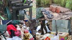 नारायणपुर में जवानों का नक्सलियों के कैंप पर धावा, हथियार बनाने की मशीन और गैस सिलेंडर बरामद