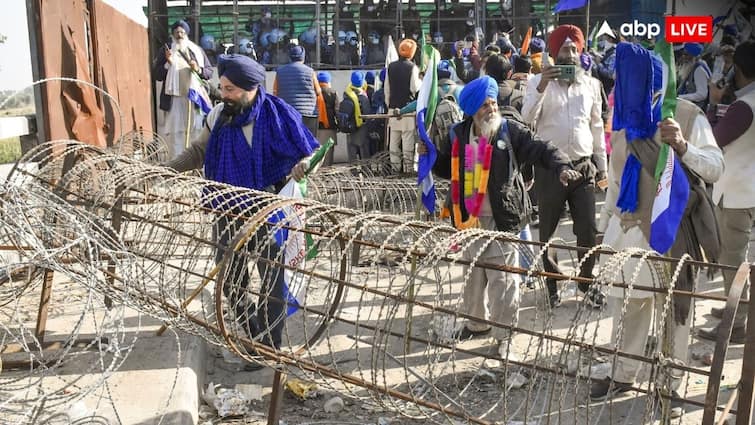 Farmers Resume 'Delhi Chalo' March On Foot Amid High Security At Shambhu Border — Watch