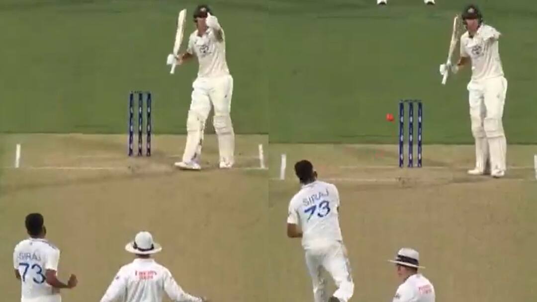 Watch: मोहम्मद सिराज को मार्नस लाबुशेन की इस हरकत पर आया गुस्सा, फिर किया चौंकाने वाला काम Mohammed Siraj Angry on Marnus Labuschagne and throw ball towards him in IND Vs AUS 2nd Adelaide pink ball test Watch Watch: मोहम्मद सिराज को मार्नस लाबुशेन की इस हरकत पर आया गुस्सा, फिर किया चौंकाने वाला काम