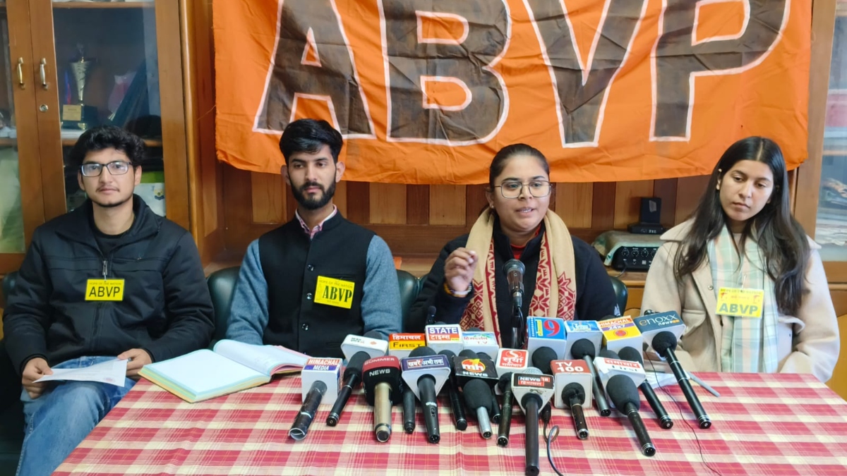 ABVP ने सुक्खू सरकार को बताया शिक्षा विरोधी, विधानसभा घेराव के साथ उग्र आंदोलन की दी चेतावनी 