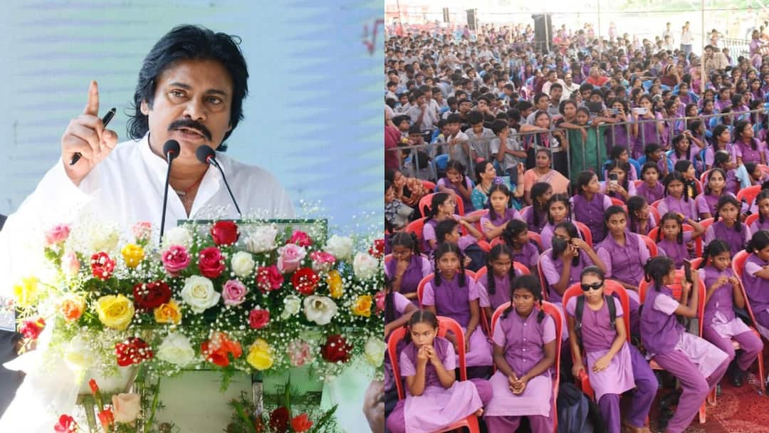ap deputy cm pawan kalyan comments in kadapa muncipal school Pawan Kalyan: 'సినీ నటుడిగా చెబుతున్నా, మీ టీచర్లే మీ హీరోలు' - విద్యార్థులతో కలిసి భోజనం చేసిన డిప్యూటీ సీఎం పవన్ కల్యాణ్