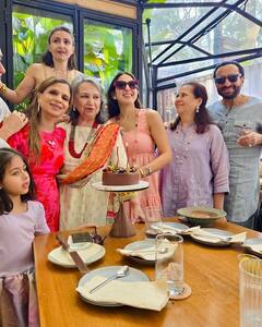 Sharmila Tagore Celebrates 80th Birthday With Family, Sara Ali Khan Posts Pictures