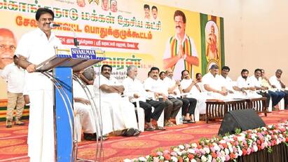 kongu eswaran Demands Salem district should be divided into two TNN சேலம் மாவட்டத்தை இரண்டாக பிரிக்க வேண்டும் - அரசுக்கு முக்கிய தலைவர் விடுத்த கோரிக்கை