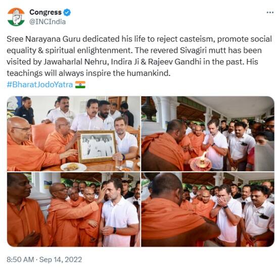 Fact check: શેખ હસીનાને તિલક કરતા આ સંતની તસવીર સોશિયલ મીડિયા પર વાયરલ, જાણો શું હકીકત