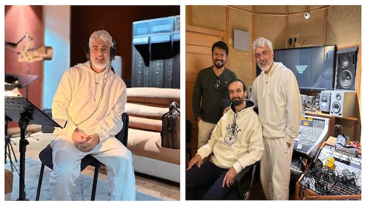 Actor Ajithkumar finish dubbing vidaamuyarchi movie viral photo internet Vidaamuyarchi: 