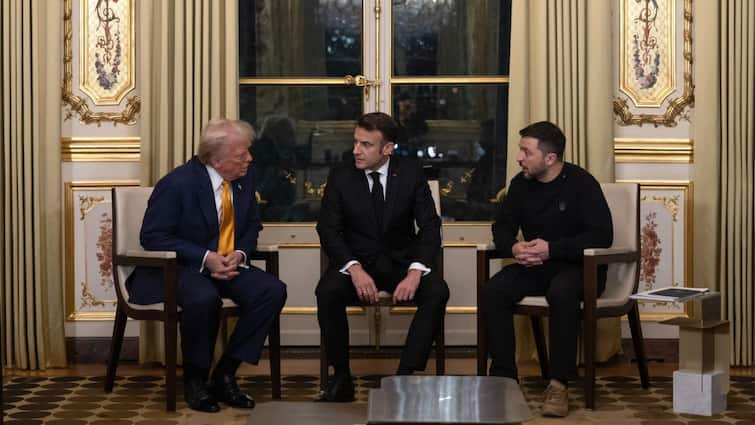 Trump Meets French President Macron, Ukraine’s Zelenskyy In Paris