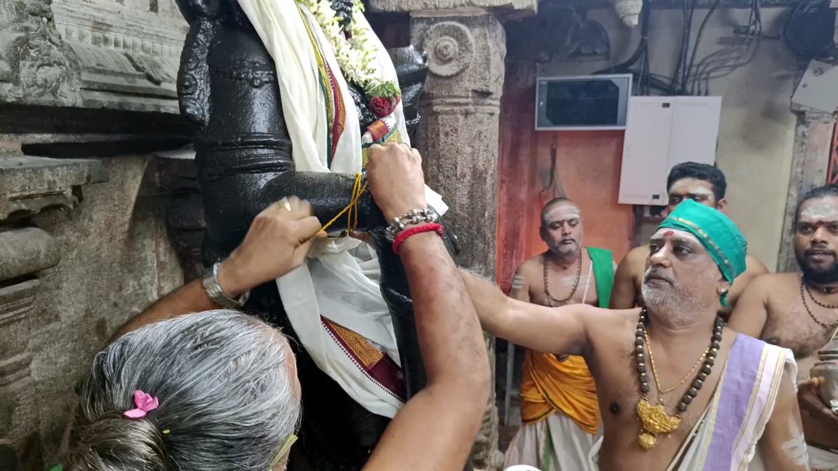 Palani Temple : பழனி தண்டாயுதபாணி சுவாமி கோவில்.. திருக்கார்த்திகை தீப திருவிழா  காப்புகட்டுதலுடன் துவங்கியது.