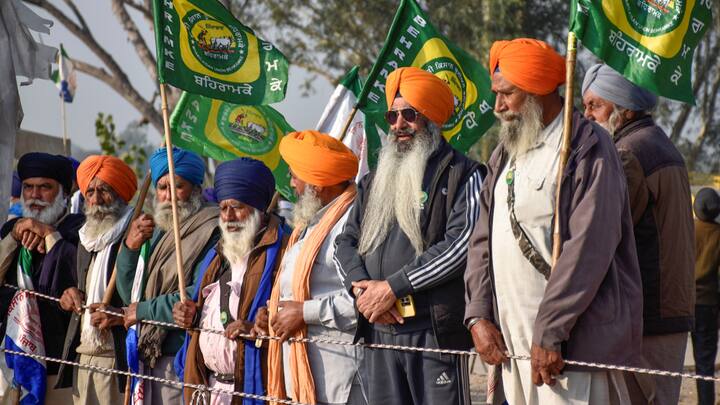 Farmers resumed their foot march to Delhi from the Shambhu protest site on the Punjab-Haryana border to press the Centre for various demands, including a legal guarantee for Minimum Support Price.