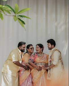 Indraja Shankar Baby Shower: ரோபோ ஷங்கர் மகள் இந்திரஜாவுக்கு பிரமாண்டமாக நடந்த வளைகாப்பு! வைரலாகும் போட்டோஸ்!